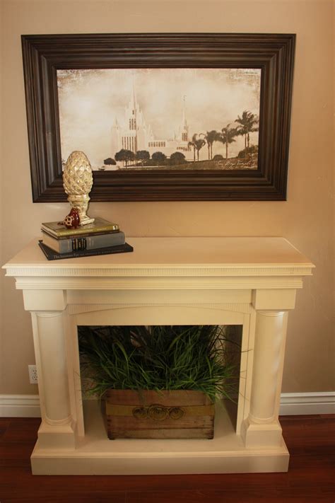 faux mantle fireplace